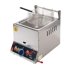 Freidora de Gas Tightstore, freidora con Cesta, freidora Comercial, freidora de Gran Capacidad, freidora de Grasa Profunda fácil de Limpiar, para la F características