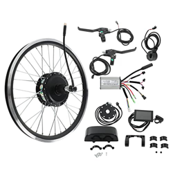 BuyWeek Kit de conversión de Bicicleta eléctrica, Rueda de Motor de 36 V 250 W con Accesorio de Controlador DC 36 V/48 V, Kit de modificación de Bicic características