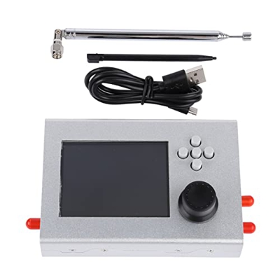 Digital oscilloscope H2 3.2 Inch Touch Screen with One Firmware Installed Aluminum Case Battery Speaker Logic Analyzer (Color : Finished Product Size 