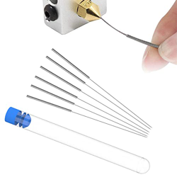 Kit de Limpieza de Boquilla para Impresora 3D,Agujas Limpiador de Boquillas de Extrusor,Aguja Limpiador Dorada de Boquilla de Extrusor de Acero Inoxid precio
