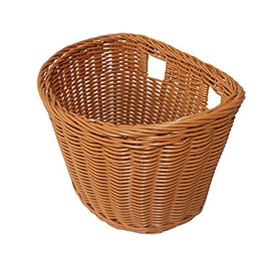 Facynde Cesta para Bicicleta Tejida a Mano | Contenedor de Manillar,Contenedor Multifuncional Duradero, Cesta de Bicicleta Tejida Impermeable para niñ