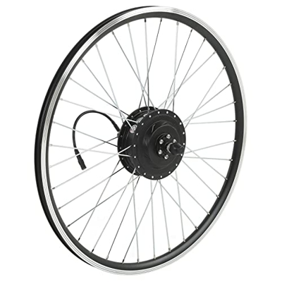 Keenso Kit de Rueda de Motor de Tracción Trasera de 48 V 500 W, Kit de Conversación de Bicicleta E para Bicicletas Eléctricas(26inch)