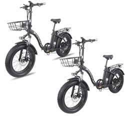 KETELES Bicicleta de montaña para adultos, 50 cm, plegable, 48 V, 18 Ah, bicicleta eléctrica todoterreno (dos KF9) precio