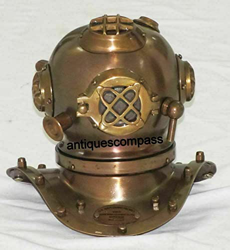 Mini latón 7 pulgadas EE.UU. Marina Mark IV Buceo y Hierro Antiguo Buceo Casco precio