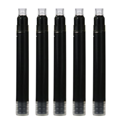 Obelunrp Suministros Escolares, 5pcs Fountain Pen Ink Cartridge Reemplazo de Pluma Negro Negro precio
