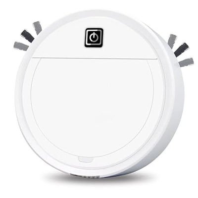 Cleaner 2-in-1 Vacuum and Mop 1200Pa High Suction 360° Intelligent Steering Ideal for Pet Hair Hard Floor and Carpet - White - 01