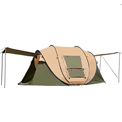 VILHELM Tienda de campaña automática, tienda emergente al aire libre, 4 personas con toldo ideal para viajes familiares en coche,garden,hiking