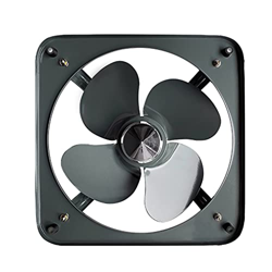 HANDIYA Ventilador de baño Ventilador De Escape 10 Pulgadas Aseo Ventilador Ventilador Silencioso Industrial Cuadrado Todo Metal Extracto Ventilador precio