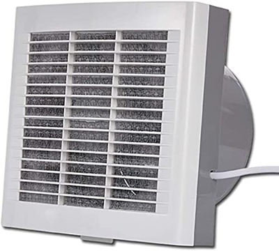 HANDIYA Ventilador de baño Ventilador De Ventilación Bidireccional 6 Pulgadas Louver ELÉCTRICA Avante DE ESCABO Agujero Redondo Agujero DE Aire/Ventil
