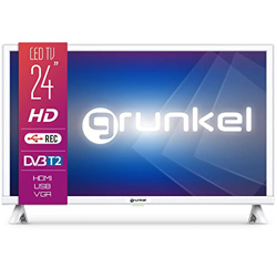 Grunkel - LED-2422BLANCO - Televisor de 61 centímetros con Panel HD Ready y Sintonizador TDT Alta Definición T2. Bajo Consumo y Auto-Apagado - 24 Pulg características