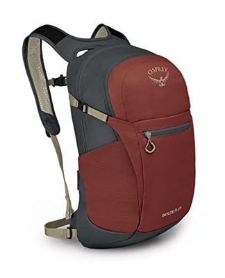 Osprey Europe Daylite Plus Mochila, Bellota Rojo/Tunnel Vision Grey, O/S