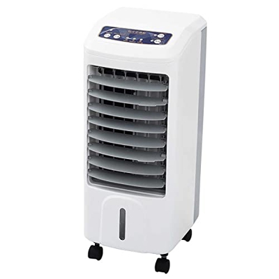 MAHWTF Aire Acondicionado portátil 3 en 1, Aire Acondicionado móvil, 3 velocidades de Ventilador con Tanque de Agua de 6 litros, Enfriador de Aire por