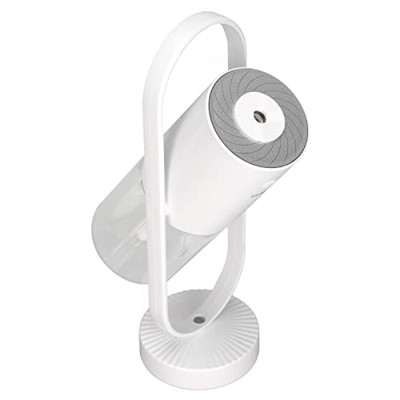 Humidificador de Niebla Fría con Rotación de 360°, Humidificador de Aire Portátil USB, Humidificador de Proyección Silenciosa con Luz Nocturna Colorid