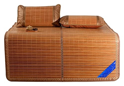 GBEN Colchón de ratán Plegable, Ropa de Cama de Verano refrescante Almohadilla de Cama de enfriamiento Suave y Transpirable for Dormitorio de la Escue