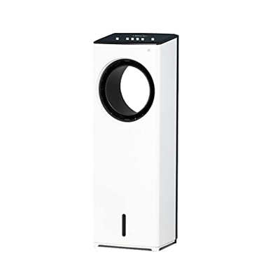 YYBD Aire Acondicionado Móvil/Humidificador 80W Ventilador Silencioso, Sin Hoja,4 Velocidades, 20° Oscilante, Control Remoto con Temporizador De 8 Hor