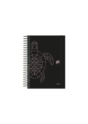 Oxford, Agenda 2022 2023 Día Por Página, Tapa Extradura, 12x18cm, Español, Diseño So Chic "Tortuga" características