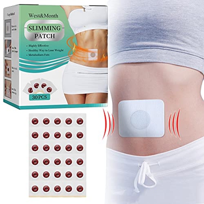 Parches Para Adelgazar, Slimming Patches, Parche para Perder Peso, Pegatinas Naturales para Adelgazar la Quema de Grasa del Vientre, Adelgaza Rápido y