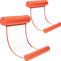 Hamaca hinchable para piscina 4 en 1, colchón de aire para piscina, tumbona de piscina, tumbona de aire, colchoneta para piscina, playa (naranja + nar precio