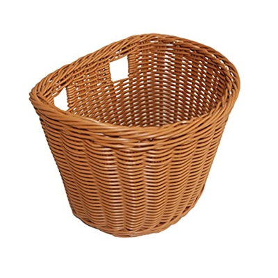 puzzlegame Cesta para Bicicleta Tejida a Mano - Contenedor de Manillar | Cesta de Almacenamiento de Bicicleta Vintage Impermeable para niños y niñas, 
