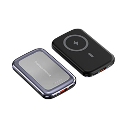 Cargador portátil inalámbrico magnético, paquete de energía inalámbrico de 5000 Mah, para teléfono móvil PU7, Gris Nv8, M precio