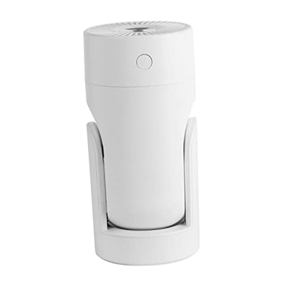LOVIVER Mini humidificador de aire ultrasónico Nano Difusor Lámpara LED Aroma ajustable Purificador de niebla personal para escritorio Sala de estar, 