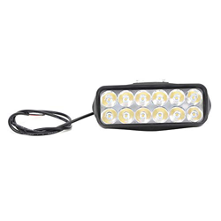 Dilwe Luces LED para Bicicleta Eléctrica, Faros Delanteros Fuertes Universales, Faros Delanteros LED de Forma Cuadrada para Triciclo Eléctrico, Luces  precio