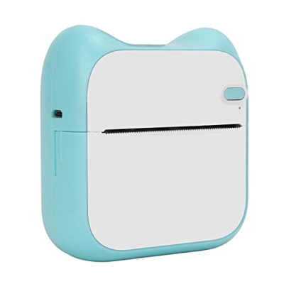 Impresora de Imágenes, Impresora Inalámbrica Operación Seguridad Salida de Papel Rápida Batería de Gran Capacidad con Papel de Impresora para la Escue