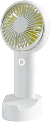 Ventilador Portátil Mini Ventilador Portátil,USB Ventilador Personal con 3 Velocidades Ajustables Viento, Ventilador De Escritorio Pequeño Tranquilo F