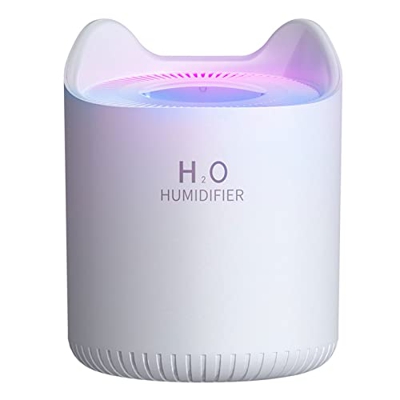 TBZZXC Humidificador de Doble Spray con Gran Capacidad y Agua Suficiente para 3 litros de humidificación Continua Durante 72 Horas,Modo Dos velocidade