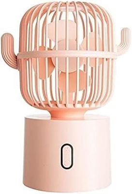 Ventilador De Escritorio Ventilador De Enfriamiento Mini Ventilador Lindo Recargable Oscilante Ventilador Refrigerante Ventilador De Escritorio De Air