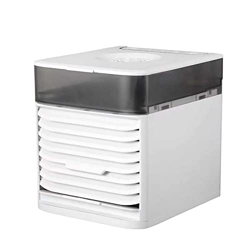 MAHWTF Ventilador de Aire Acondicionado portátil, miniventilador de Aire Acondicionado móvil con 3 velocidades de Viento Ajustables para Dormitorio, h características