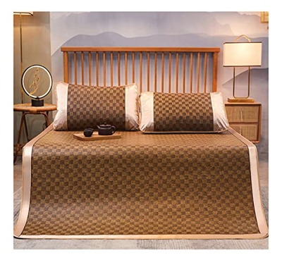 GYAM Almohadilla para Dormir De Verano, Colchón De Ratán Plegable De Verano, Colchón Doble Transpirable Multiusos, Almohadilla para Dormir Fresca para