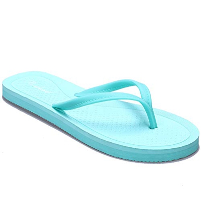 R-Island, Chanclas Mujer, Sandalias Mujer Verano Por Casa, La Playa Y Piscina, Vida De gomas, EVA Goma Para Suelo Antideslizante Comodas,X21410,Agua V