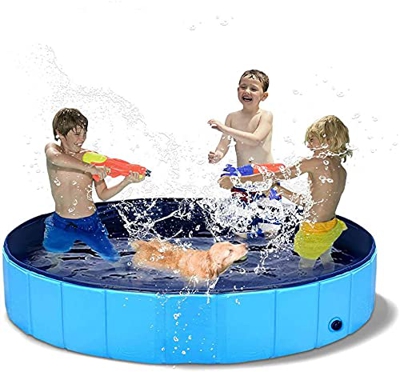 APP LIFE Pool - Piscina Plegable de plástico para Perros y Animales domésticos (160 x 30 cm)