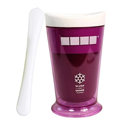 KROITY Ice Cream Slushie Maker Cup, Taza de Batidos de congelación rápida, máquina de Batidos de Leche casera Reutilizable, máquina de Hielo de Doble 