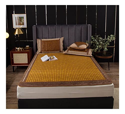 GYAM Almohadilla De Dormir De Verano, Colchón De Bambú Plegable De Verano, Colchón Doble para Dormitorio, Almohadilla De Dormir De Verano para El Hoga
