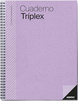 Additio P192 Cuaderno Tríplex Evaluación + Agenda + Tutoría Lila