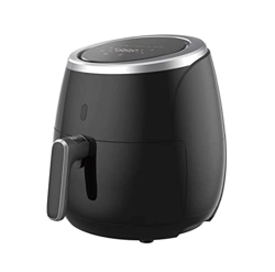 6.4L Digital Smart Air Fryer One-Touch Digital Controls Precise Temperature Control Recipe Book Basket Divider Wattage Control PREHEAT REHEAT Function precio