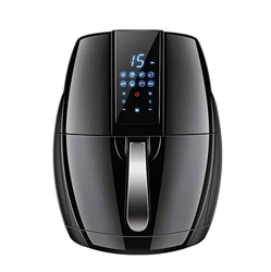 Air Fryer Electric Hot Oven Oilless Cooker Digital Touch Screen with 8 Cooking Presets Nonstick Basket 1400W Black características