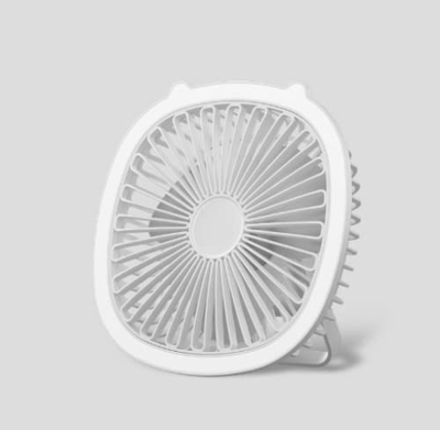 Mini - Fan Multifunción Usb Charge Fan Mud Fan Lamp Version White