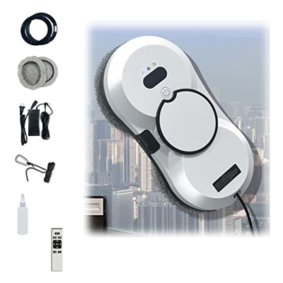 Niczu Robot Limpiador de Ventanas, Robótico de Limpieza de Vidrio Inteligente con Control Remoto Adecuado para Mesa de Espejos de Azulejos de Ventanas