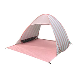 Carpa de Playa Stripe Style Automatic Pop Up Beach Protección de la Tienda Instantánea portátil Cabaña Cabaña Sun Refugio for 1-2 Personas Carpa de Pl precio