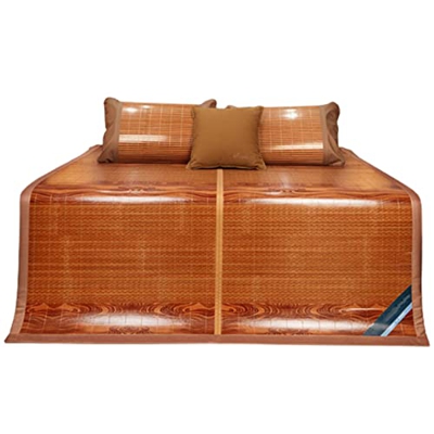 Colchón de ratán, colchoneta de bambú para dormir de verano, colchoneta de refrigeración antideslizante plegable, colchón de bambú, almohadilla de ref