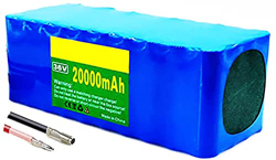 stdpcxz 36V 20000Mah Eléctrica De Bicicleta Paquete De Batería De Iones De Litio, Recargable De Iones De Litio, para Monociclo Eléctrico De Auto Equil precio