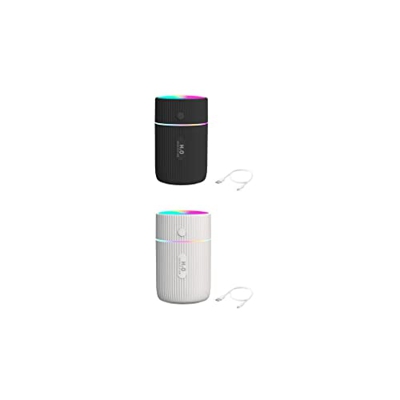 rongweiwang 2 Juegos de Oficina recargable del rociador de la niebla del difusor del humidificador del aire 220ML USB