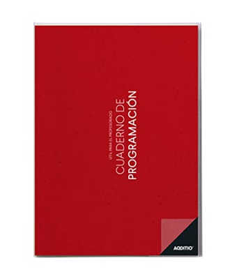 Additio P202 Cuaderno de Programación Rojo