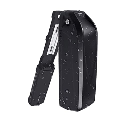 36V/48V/52V Batería para Bicicleta eléctrica Motor 250W-1500W, Down Tube Li-Ion Pedelec E-Bike Batería, Batería de Litio con Cargador, Bateria para Bi