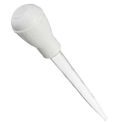 Guangcailun 4 piezas de accesorios de tubo de manguera de barbacoa con cuentagotas de aceite con escala de color aleatorio