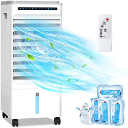 AECBUY Aire Acondicionado Portátil De 5 L con Control Remoto/3,5 Millones De Purificador De Aire Humidificador De Iones Negativos/3 Modos/1-7 Horas De en oferta