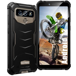HOTWAV T5 Pro Teléfono Móvil Resistente (2022) Android 12, 7500mAh Móviles Libres Impermeable Antigolpes, 6.0" HD +, Movil Irrompible 4GB+32GB（256GB）  en oferta